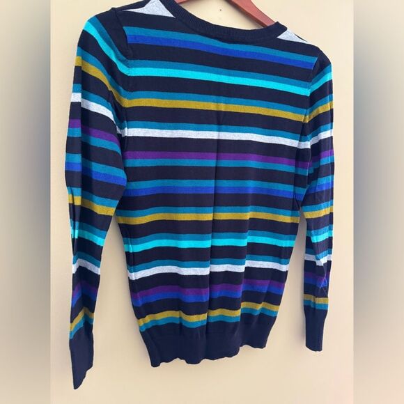 WORTHINGTON size Large multi-Colored V-Neck sweater - Picture 4 of 4